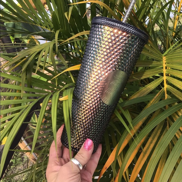 Starbucks Black Studded Unicorn Cup Iridescent Limited Edition Tumbler Venti New - Picture 10 of 11